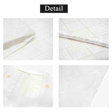將圖片載入圖庫檢視器 Men's Formal Kimono and Crested Haori Coat 2-Piece Set <White>