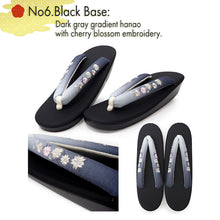 Load image into Gallery viewer, Comfortable Embroidered  Women's Zori Sandals – Step into Japanese Elegance