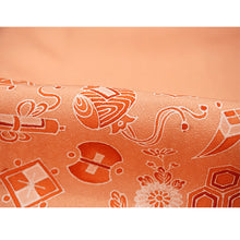 画像をギャラリービューアに読み込む, Vintage Haori Kimono Jacket Silk, Dusty Pink base, Lucky Treasure Symbols