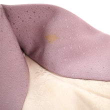 画像をギャラリービューアに読み込む, Vintage Haori Kimono Jacket Silk, Soft Purple base, Sweet Floral Accents