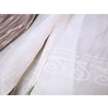 Load image into Gallery viewer, Vintage Haori Kimono Jacket Silk, Dusty Purple base, soft White Gradient Stripes