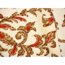 將圖片載入圖庫檢視器 Vintage Haori Kimono Jacket Silk, Ivory base, Botanical Design