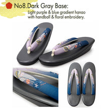 Load image into Gallery viewer, Comfortable Embroidered  Women's Zori Sandals – Step into Japanese Elegance