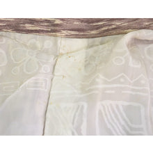 Load image into Gallery viewer, Vintage Haori Kimono Jacket Silk, Dusty Purple base, soft White Gradient Stripes