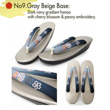 Load image into Gallery viewer, Comfortable Embroidered  Women's Zori Sandals – Step into Japanese Elegance