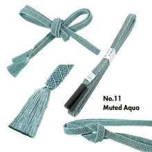 將圖片載入圖庫檢視器 Ladies Vibrant Kimono Accent – Luxurious Summer Obijime