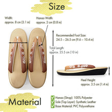 Load image into Gallery viewer, Comfortable Embroidered  Women's Zori Sandals – Step into Japanese Elegance