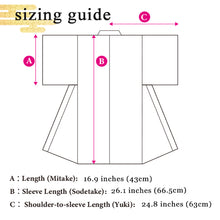 画像をギャラリービューアに読み込む, Vintage Haori Kimono Jacket Silk, Soft Purple base, Sweet Floral Accents