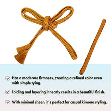 將圖片載入圖庫檢視器 Ladies Obijime ,Bold & Beautiful – Vibrant Kimono Accent