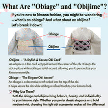 將圖片載入圖庫檢視器 Ladies Obiage & Obijime – Luxurious Kimono Accent