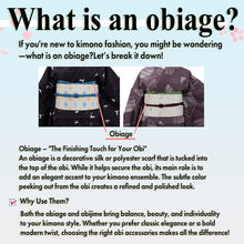 將圖片載入圖庫檢視器 Ladies Obiage in Rich Colors ,Washable Ramiel – Perfect for Kimono Lovers!