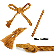 將圖片載入圖庫檢視器 Ladies Obijime ,Bold & Beautiful – Vibrant Kimono Accent