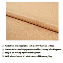 將圖片載入圖庫檢視器 Ladies Obiage in Rich Colors ,Washable Ramiel – Perfect for Kimono Lovers!