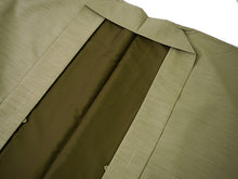 將圖片載入圖庫檢視器 Men's Kimono Long Haori Jacket Set : Japanese Traditional Clothes- Grass Green 174~183cm
