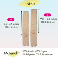 Load image into Gallery viewer, Tabi Inner High Socks Stretch Heat-retaining Fiber Toray Soft-Thermo Heat + Fit