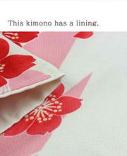 Load image into Gallery viewer, Effortless Elegance tailored Kimono 4 Piece Coordinate Set(Kimono, Obi, Obi-age, Obi-jime)M-SIZE