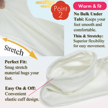 將圖片載入圖庫檢視器 Ultra-Warm Tabi Inner Socks(Ankle Fit) for Kimono & Winter Wear – Soft Thermo Heat-Generating Fabric, Stretch Fit, unisex, Available in M & L Sizes