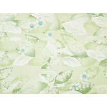 画像をギャラリービューアに読み込む, Washable Japanese Kimono Fabric Bolt – Light Yellow-Green with Layered Small Floral & Leaf Design – 13-Yard Polyester for Custom Kimono & Sewing