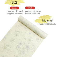 画像をギャラリービューアに読み込む, Washable Japanese Kimono Fabric Bolt – Delicate Clematis Floral Design – 13-Yard Polyester for Custom Kimono & Sewing
