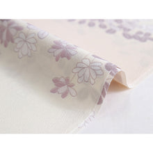 画像をギャラリービューアに読み込む, Washable Japanese Kimono Fabric Bolt – Cream Beige Hagi Floral Design – 13-Yard Polyester for Custom Kimono & Sewing