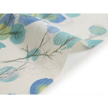 画像をギャラリービューアに読み込む, Washable Japanese Kimono Fabric Bolt – Soft-Tone Rounded Tree Motif Design – 13-Yard Polyester for Custom Kimono & Sewing
