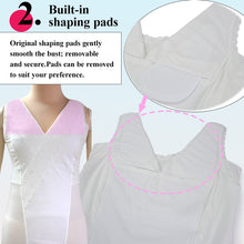 將圖片載入圖庫檢視器 Kimono Shaping Bra for Women – Wire-Free Cotton Blend, Breathable & Easy Wear, Flat Silhouette Undergarment for Kimono, Bridal & Formal Occasions,S-LL