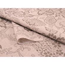 画像をギャラリービューアに読み込む, Washable Japanese Kimono Fabric Bolt – Dusty Pink Beige Peony & Arabesque Floral Design – 13-Yard Summer Ro Fabric for Custom Kimono & Sewing