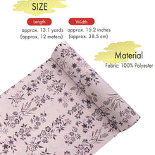 画像をギャラリービューアに読み込む, Washable Japanese Kimono Fabric Bolt – Soft Lavender Floral Design with Chrysanthemum & Maple – 13-Yard Lightweight Textile for Custom Kimono & Sewing