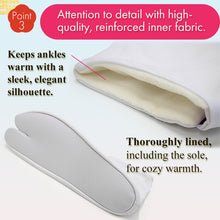 將圖片載入圖庫檢視器 Fleece-Lined Kohaze Tabi – 5-Clasp Warm Japanese Footwear for Kimono & Formal Wear, unisex, S, M, L, 2L, 3L, 4L