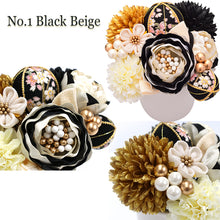 將圖片載入圖庫檢視器 Japanese Kanzashi Hair Accessory Set (12 pcs) – Soft Ranunculus Blossoms & Chirimen Fabric Ornaments for Kimono, Weddings & Celebrations