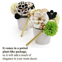 將圖片載入圖庫檢視器 Japanese Hair Accessory Ornament Set for Women, 12-Piece Floral Accessories with Multi-Color Tassel – Perfect for Kimono, featuring peony flowers, Wedding, Graduation & Special Japanese Occasions