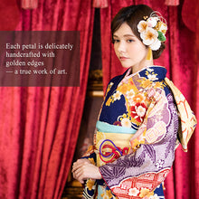 將圖片載入圖庫檢視器 Japanese Hair Accessory Ornament Set for Women, 13-Piece Floral Accessories with Multi-Color Tassel – Perfect for Kimono, featuring Camellia, Wedding, Graduation & Special Japanese Occasions