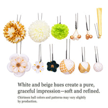 將圖片載入圖庫檢視器 Japanese Hair Accessory Ornament Set for Women, 12-Piece Floral Accessories with Multi-Color Tassel – Perfect for Kimono, featuring peony flowers, Wedding, Graduation & Special Japanese Occasions
