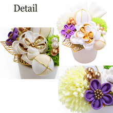 將圖片載入圖庫檢視器 Elegant Japanese Hair Accessory Ornament Set for Women, 11-Piece Floral Accessories – Perfect for Kimono, Featuring peony, plum, Chirimen and Ribbon, Wedding, Graduation & Special Japanese Occasions