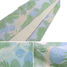 画像をギャラリービューアに読み込む, Two Looks in One Obi — A Reversible, Easy-Tie Japanese Belt with Playful, Artistic Designs, Lotus, Dinosaur Fossils pattern, Kiryu Weaving, Made in Japan