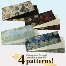 画像をギャラリービューアに読み込む, Two Looks in One Obi — A Reversible, Easy-Tie Japanese Belt with Playful, Artistic Designs, Lotus, Dinosaur Fossils pattern, Kiryu Weaving, Made in Japan