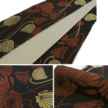画像をギャラリービューアに読み込む, Two Looks in One Obi — A Reversible, Easy-Tie Japanese Belt with Playful, Artistic Designs, Lotus, Dinosaur Fossils pattern, Kiryu Weaving, Made in Japan