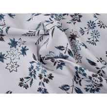 画像をギャラリービューアに読み込む, Washable Japanese Summer Kimono Fabric Bolt – Soft Grayish Blue with Bold Indigo Asanoha (Hemp Leaf) Pattern – Sheer 13-Yard Polyester for Custom Kimono & Sewing