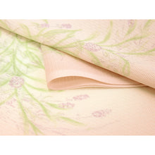 画像をギャラリービューアに読み込む, Washable Japanese Summer Kimono Fabric Bolt – Dusty Pink with White Shading & Lavender Motif – Sheer Double Weave – 13-Yard Polyester for Custom Kimono & Sewing
