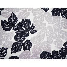 画像をギャラリービューアに読み込む, Washable Japanese Kimono Fabric Bolt – Light Gray with Gray & Black Leaf Design – 13-Yard Sheer Summer Polyester for Custom Kimono & Sewing