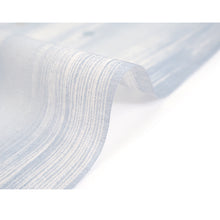 画像をギャラリービューアに読み込む, Washable Japanese Kimono Fabric Bolt – Light Blue Gradient with White Brushstroke Lines & Small Polka Dots – 13-Yard Sheer Summer Polyester for Custom Kimono & Sewing