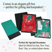 將圖片載入圖庫檢視器 3-Year-Old girls Shichi-Go-San, Japanese Traditional KIDS Kimono 8-Piece Hifu Coat Set for Girls — Complete Ceremony Outfit for Photos, Festivals & Gifts
