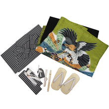 將圖片載入圖庫檢視器 5-Year-Old Boys Shichi-Go-San Kimono, Haori, Hakama Set – 11-Piece Traditional Haori Hakama Outfit for Festivals, Photo Shoots & Gift
