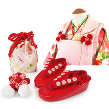画像をギャラリービューアに読み込む, Japanese Traditional KIDS Kimono 8-Piece Hifu Coat Set for Girls — Complete Ceremony Outfit for Photos, Festivals & Gifts