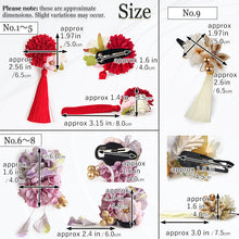 画像をギャラリービューアに読み込む, Versatile Tsumami Floral Hair accessories Ornament for Kids & Adults – Elegant Japanese Flower Hair Accessory