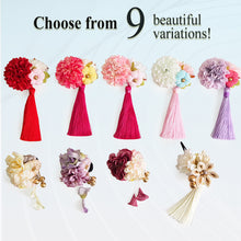 画像をギャラリービューアに読み込む, Versatile Tsumami Floral Hair accessories Ornament for Kids & Adults – Elegant Japanese Flower Hair Accessory