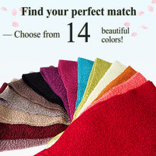 画像をギャラリービューアに読み込む, Furisode “Stitch-Shibori” Obiage Scarf – Elegant Kimono Accessory in 14 Colors for Formal Wear for Adult Ceremony
