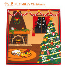 Load image into Gallery viewer, Calico Cat Seasonal Japanese Furoshiki – Lightweight Cotton Wrap Cloth for Gift Wrapping, Bento, and Home Décor | Autumn Leaves, Christmas, New Year, Moon Viewing, Halloween Designs