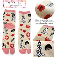 將圖片載入圖庫檢視器 Cute Japanese Tabi Socks for Women – Split-Toe Comfort Socks with Fun Traditional & Pop Designs, Perfect for Kimono or Casual Outfits