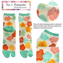 將圖片載入圖庫檢視器 Cute Japanese Tabi Socks for Women – Split-Toe Comfort Socks with Fun Traditional & Pop Designs, Perfect for Kimono or Casual Outfits